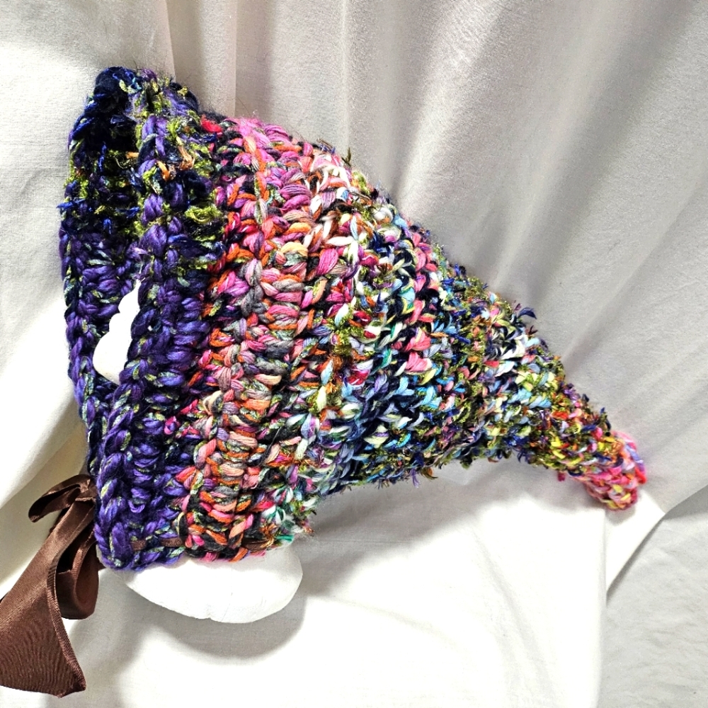 Handmade crochet Elven Fairy LOTR style Hat adult